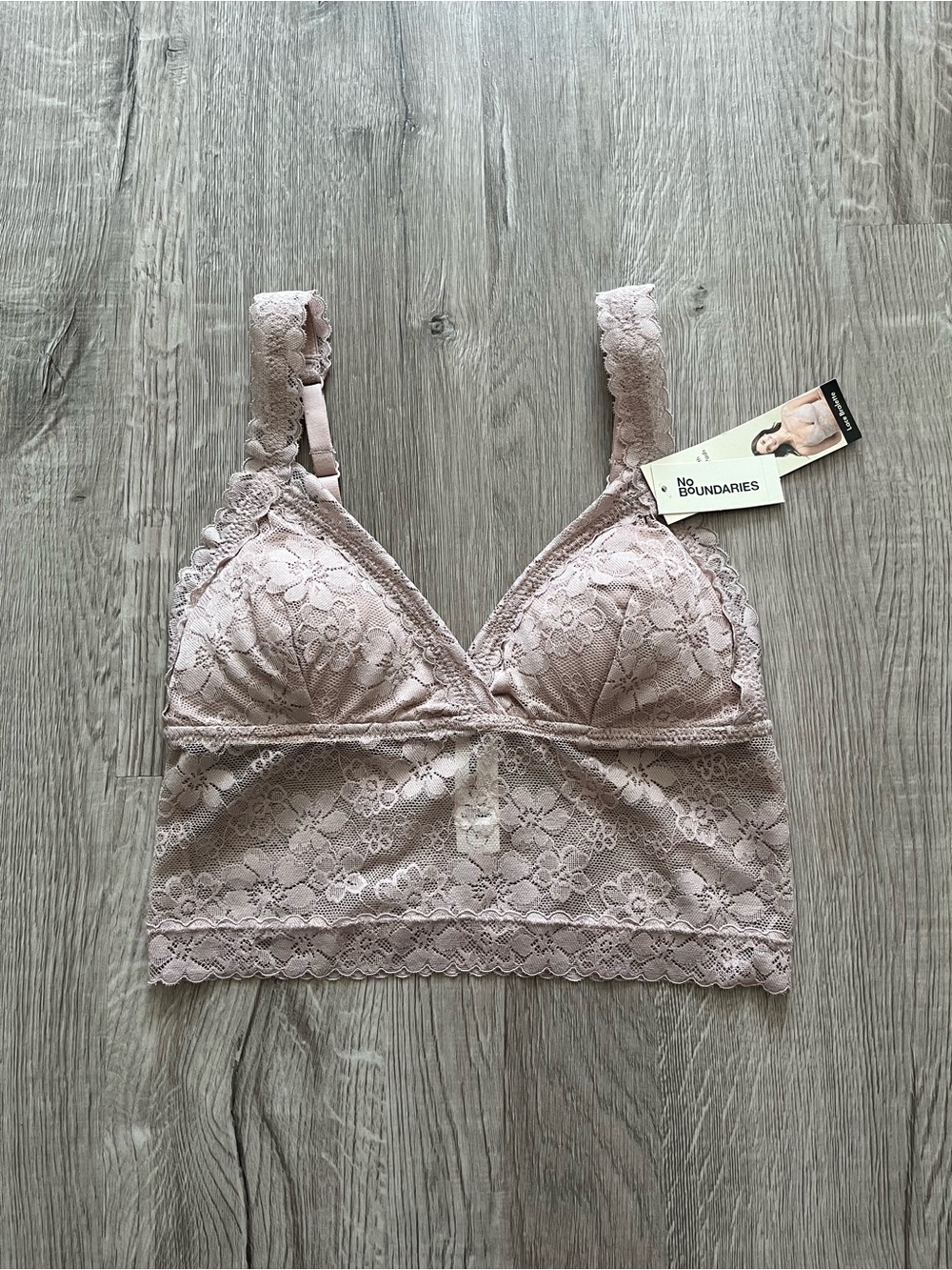 Lace Bralette in Dusty Mauve